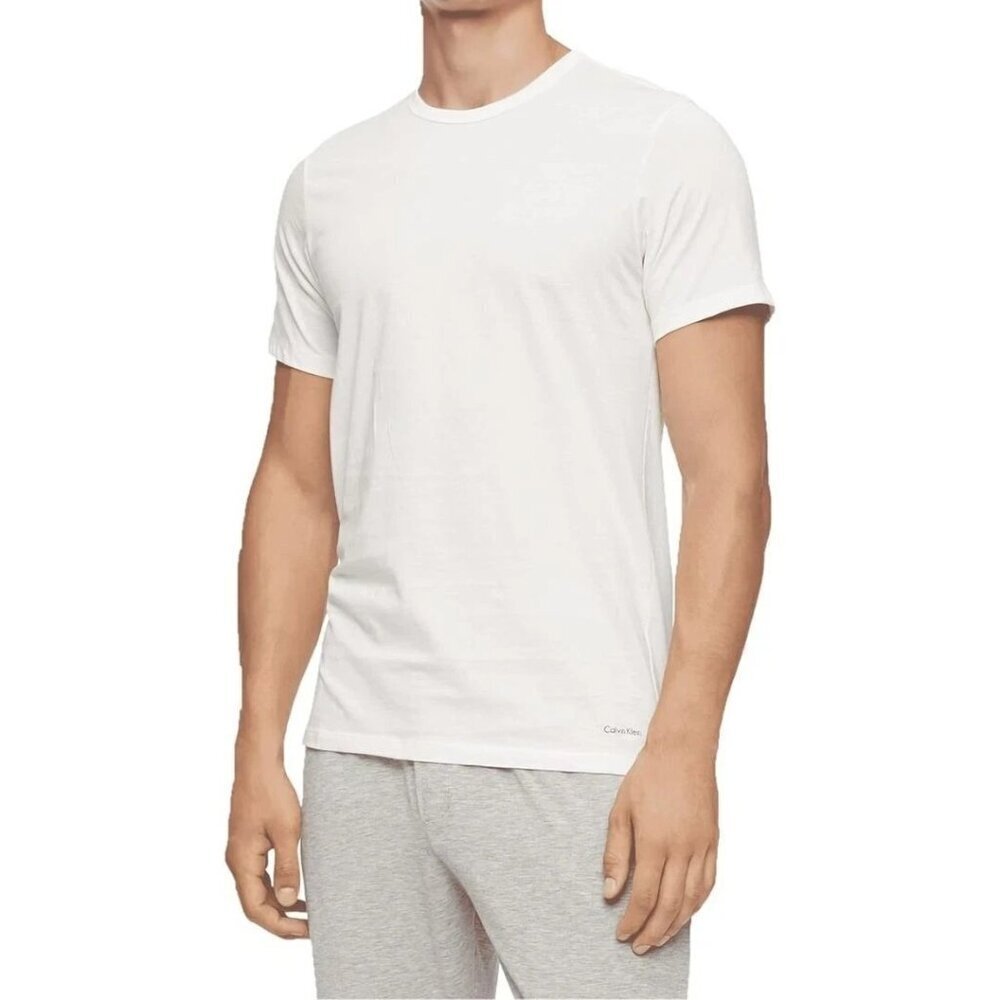 NEW Calvin Klein Men's Size L White T-Shirt 100% Cotton